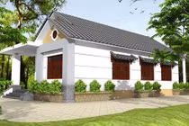 Những kiểu nhà cấp 4 đơn giản mà đẹp như cổ tích