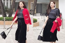 Tủ đồ hàng hiệu gây choáng của “cô gái thời tiết” VTV