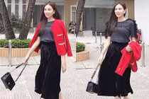 Tủ đồ hàng hiệu gây choáng của “cô gái thời tiết” VTV