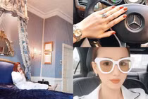 Cuộc sống sang chảnh của người đẹp "Zippo mù tạt" lấy đại gia hơn 12 tuổi