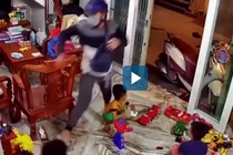 Video: Cậu bé ngơ ngác khi trộm xông vào nhà