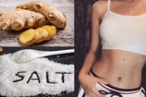 Cách chườm muối rang gừng giảm mỡ bụng "nhanh không phanh" 