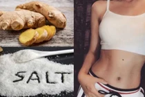 Cách chườm muối rang gừng giảm mỡ bụng "nhanh không phanh" 