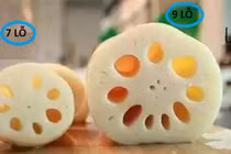 Bí mật ít người biết về củ sen tươi 7 lỗ và 9 lỗ