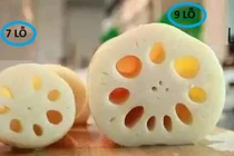 Bí mật ít người biết về củ sen tươi 7 lỗ và 9 lỗ