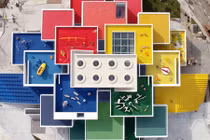 Choáng ngợp tòa nhà được làm từ 25 triệu mảnh ghép Lego