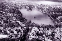 Đẹp "nao lòng" với ảnh Hà Nội xưa nhìn từ trên cao