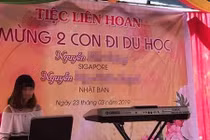 Buổi tiệc liên hoan mừng con đi du học bất ngờ gây tranh cãi