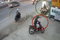 Video: Tận thấy màn dàn cảnh trộm xe vô cùng tinh vi giữa phố