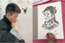 YouTuber chăn bò Soytiet trổ tài hội hoạ