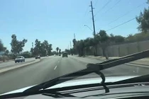 Video: Đang lái xe, hoảng hốt thấy rắn bò trườn ngay trước mặt