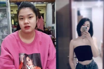 Mang bầu nặng 99kg, bà mẹ Nam Định giảm cân xinh đẹp khó nhận ra