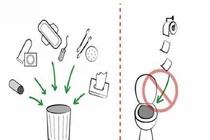 8 thứ tuyệt đối không vứt vào bồn cầu, vật số 3 nhiều người mắc nhất