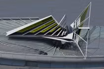 Ngôi nhà xoay sử dụng những cơn bão để cố định trên mặt đất