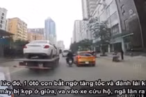 Video tổng hợp: Thanh niên thoát chết khi ngã kẹp giữa 2 làn ôtô
