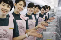 Khám phá máy bay Hello Kitty dễ thương nhất thế giới