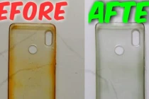 Ốp điện thoại ố vàng sạch bóng trong tích tắc chỉ với một giọt nước này