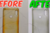 Ốp điện thoại ố vàng sạch bóng trong tích tắc chỉ với một giọt nước này