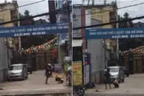 Phẫn nộ gái trẻ bị bạn trai đánh đập không thương tiếc giữa đường
