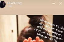 Vĩnh Thụy liên tục nói lời "ngôn tình" với người tình giấu mặt