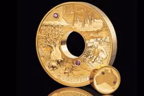Chiêm ngưỡng đồng tiền vàng nạm kim cương trị giá 2,5 triệu USD