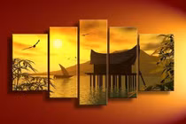 Cách treo tranh hợp phong thủy để tài lộc vô như nước