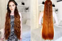 5 năm không cắt tóc để thành "công chúa tóc mây" phiên bản đời thực