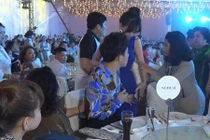 Trấn Thành khó chịu khi Hari Won bị hất nước vào người tại tiệc sinh nhật Mr Đàm