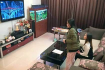 Nhà thiếu bóng đàn ông vẫn đầy ấm áp của ca sĩ Ngọc Anh