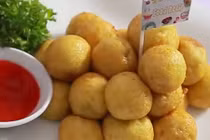 Video: Mùa đông, làm khoai lang viên chiên siêu xinh lại ngon "quên sầu"