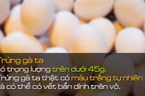 Làm thế nào để phát hiện trứng gà công nghiệp bị tẩy trắng?