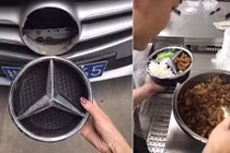 Giới trẻ Trung Quốc cướp tiền tài xế taxi, ăn cắp logo ôtô để câu like