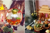 1/4 âm: Đặt vật này lên bàn thờ Thần Tài gia chủ gọi tiền về