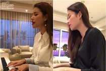 Lý do Hoa hậu Phạm Hương bất ngờ bán cây đàn piano kỷ niệm