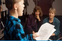 Hình ảnh Leonardo DiCaprio thời vô danh đi thử vai phụ