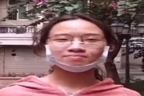 Cô gái đã có cách xử lý khi đeo khẩu trang 