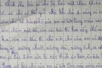 Cười ngất với bài văn tả cún cưng của cô bé tiểu học