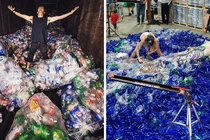 Ý tưởng chụp ảnh có một không hai từ…rác thải nhựa