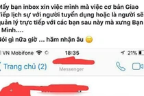 Ứng viên bị loại vì nhắn tin xưng bạn - mình khi đi xin việc