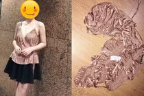 Gái trẻ dùng váy đặt hàng online làm rèm cửa vì lý do lạ