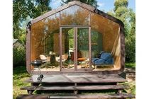 Mãn nhãn với “nhà di động” siêu bền lợp bằng…bìa các tông