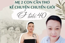 Hình ảnh đầu tiên về bà mẹ 2 con ở Cần Thơ sau khi chuyển giới