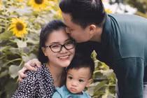 Ca sĩ Thanh Ngọc tung loạt ảnh "dìm hàng" chồng con