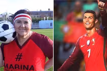 Người phụ nữ Nga giảm 90kg cấp tốc vì muốn làm cô dâu của CR7