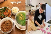 Mùa dịch Covid-19, dàn trai xinh gái đẹp trổ tài vào bếp