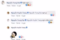 Trọng Đại chăm bình luận ảnh sexy của bạn gái, xóa tin đồn chia tay