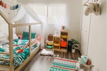 Mẹ trẻ tự tay thiết kế phòng ngủ cho con gái khiến nhiều người mê mẩn