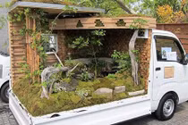 Mãn nhãn với những khu vườn xanh mát trên thùng xe tải ở Nhật Bản