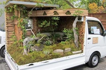 Mãn nhãn với những khu vườn xanh mát trên thùng xe tải ở Nhật Bản