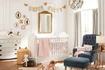 Ý tưởng trang trí phòng trẻ sơ sinh đẹp ngọt ngào đón may mắn